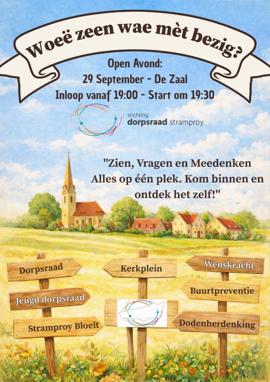 Open vergadering voor iedereen!
